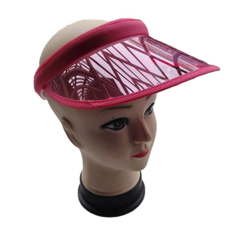 Baseball Cap Structured - Новые простые прозрачные пластиковые солнцезащитные козырьки