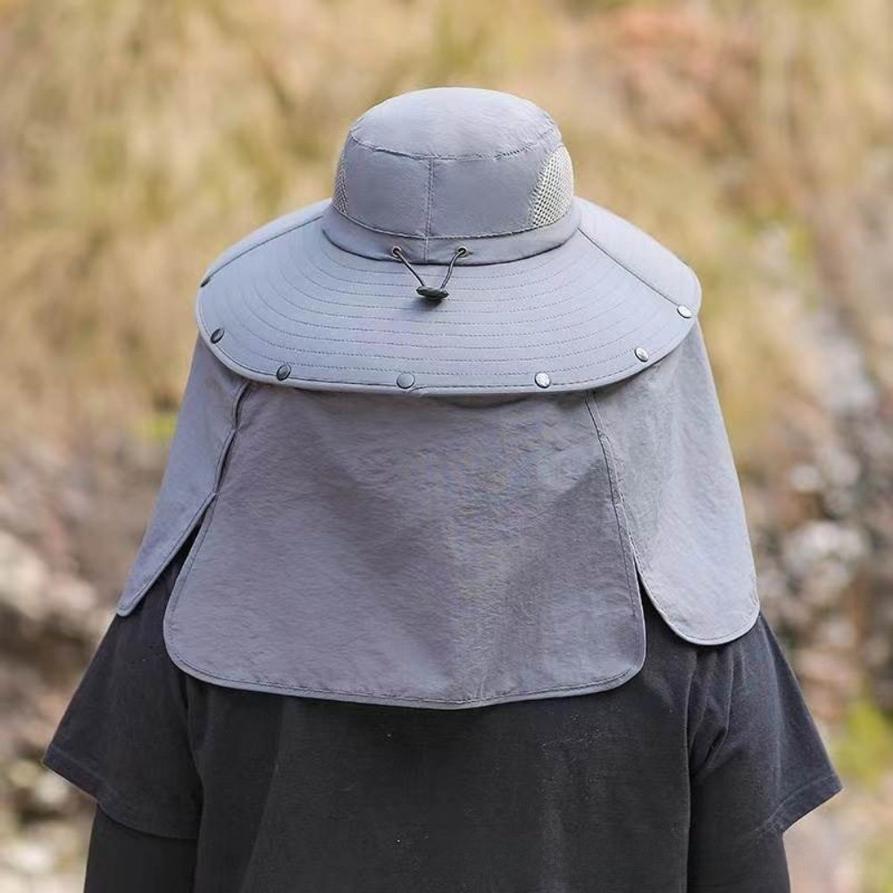 Visor Sun Hat - Съемная тканевая мужская солнцезащитная шляпа с