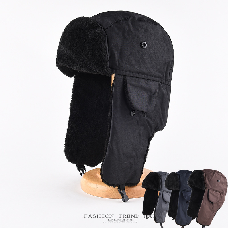 Winter Trapper Hat - 1 шт. Мужская зимняя теплая ушанка-траппер