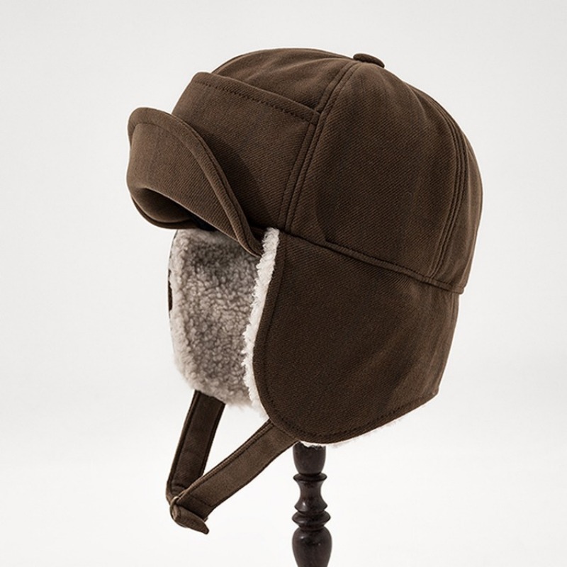 Winter Trapper Hat - Корейская зимняя теплая шапка-ушанка унисекс с