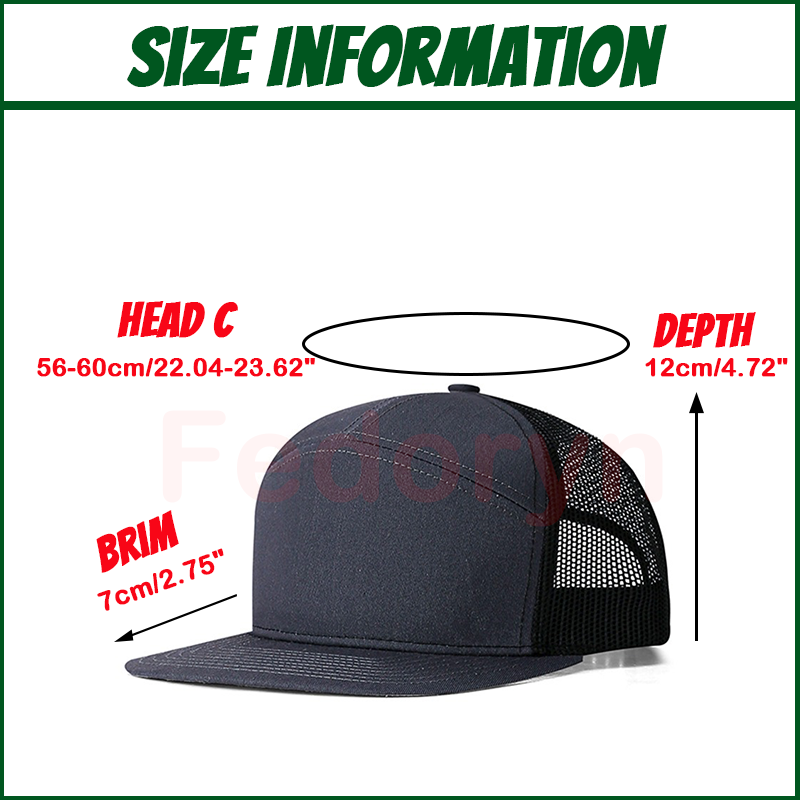 Fedoryn индивидуальная вышивка – обзор и цена Trucker Cap Mesh