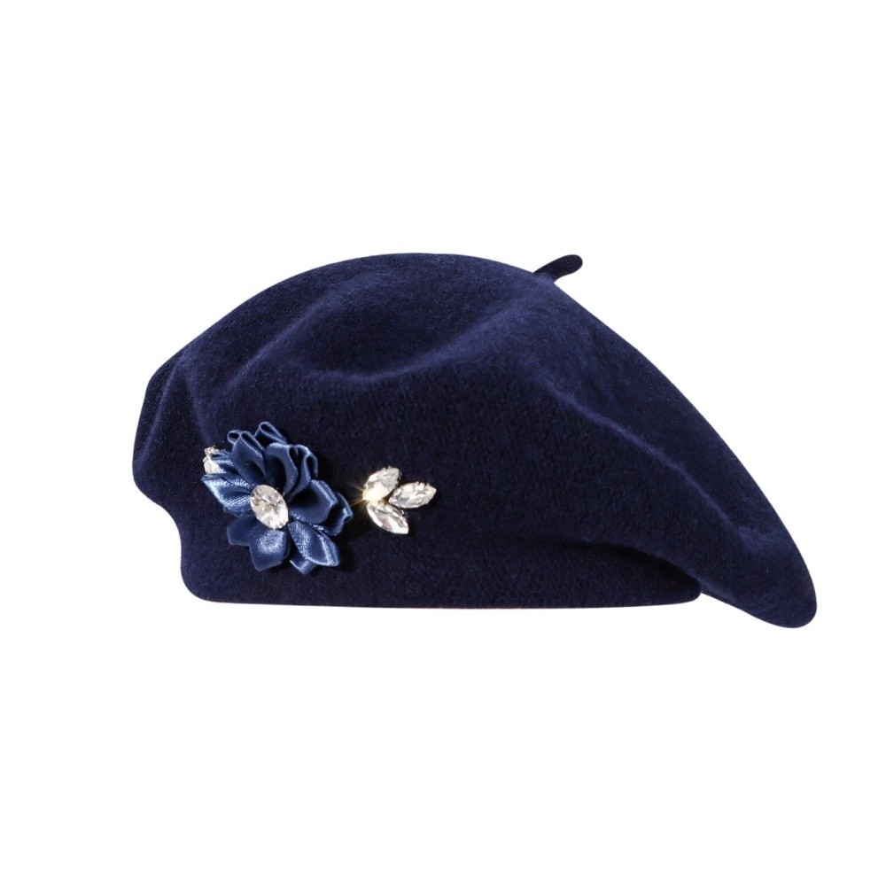 Винтажный однотонный шерстяной – обзор и цена Beret French Wool