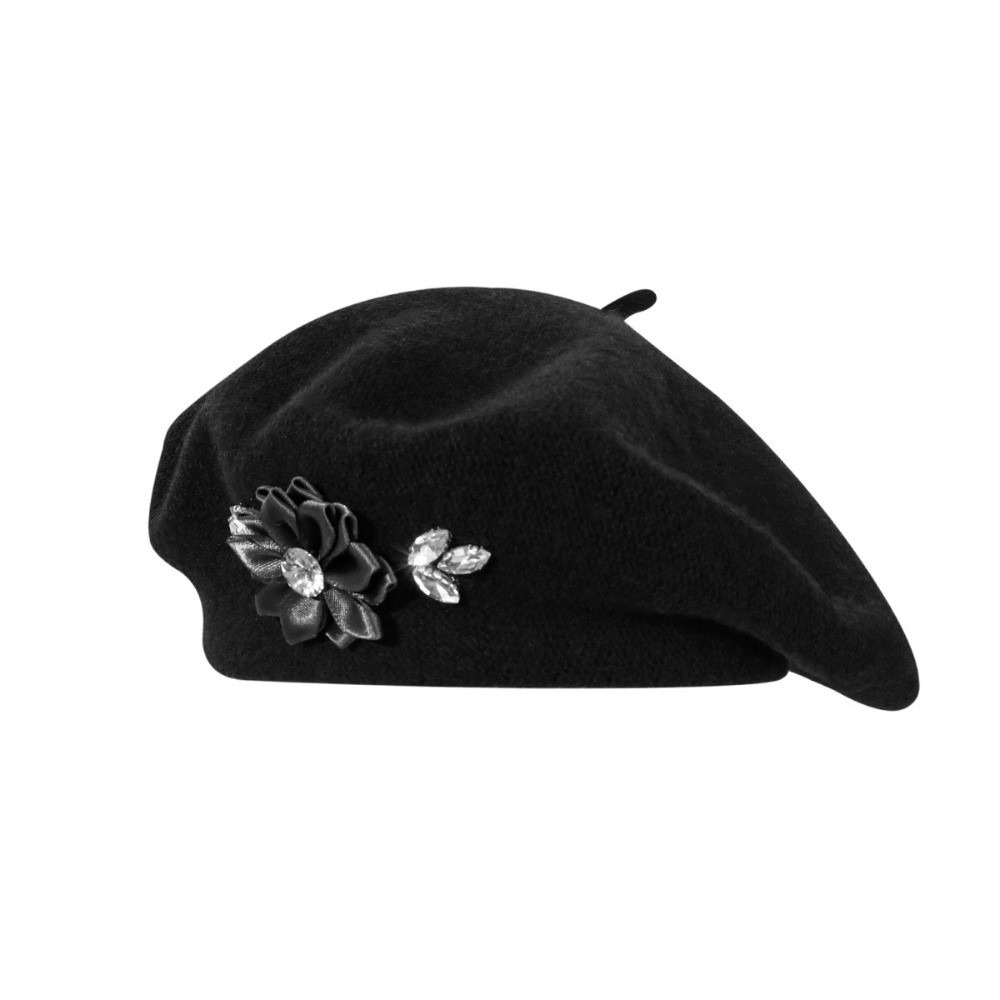 Модный однотонный шерстяной бе – обзор и цена Beret French Wool